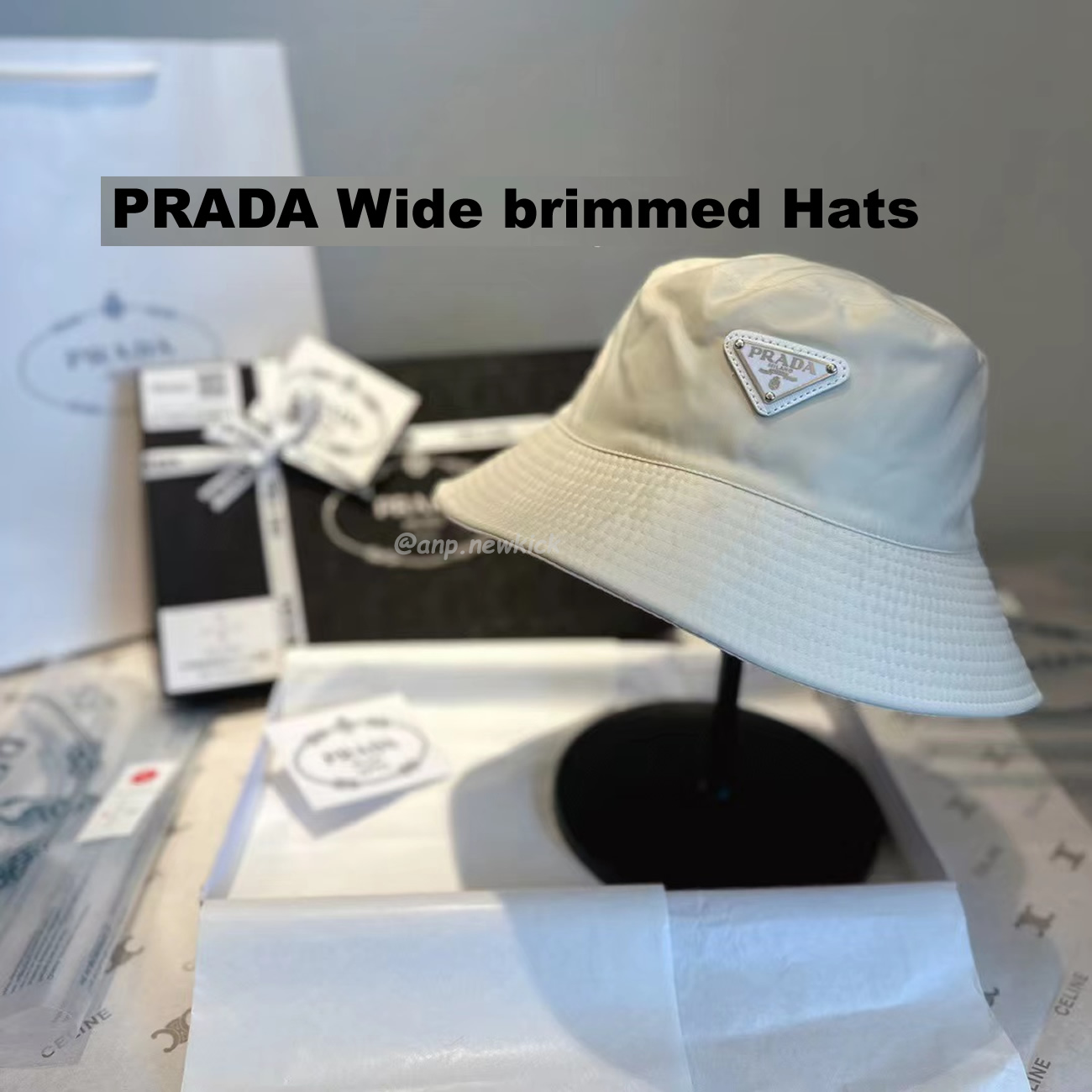 Prada Wide Brimmed Hats (6) - newkick.app